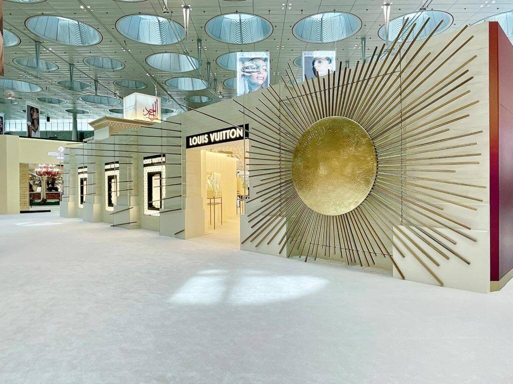 Louis Vuitton Pop up at the watches and fair exhibition Doha