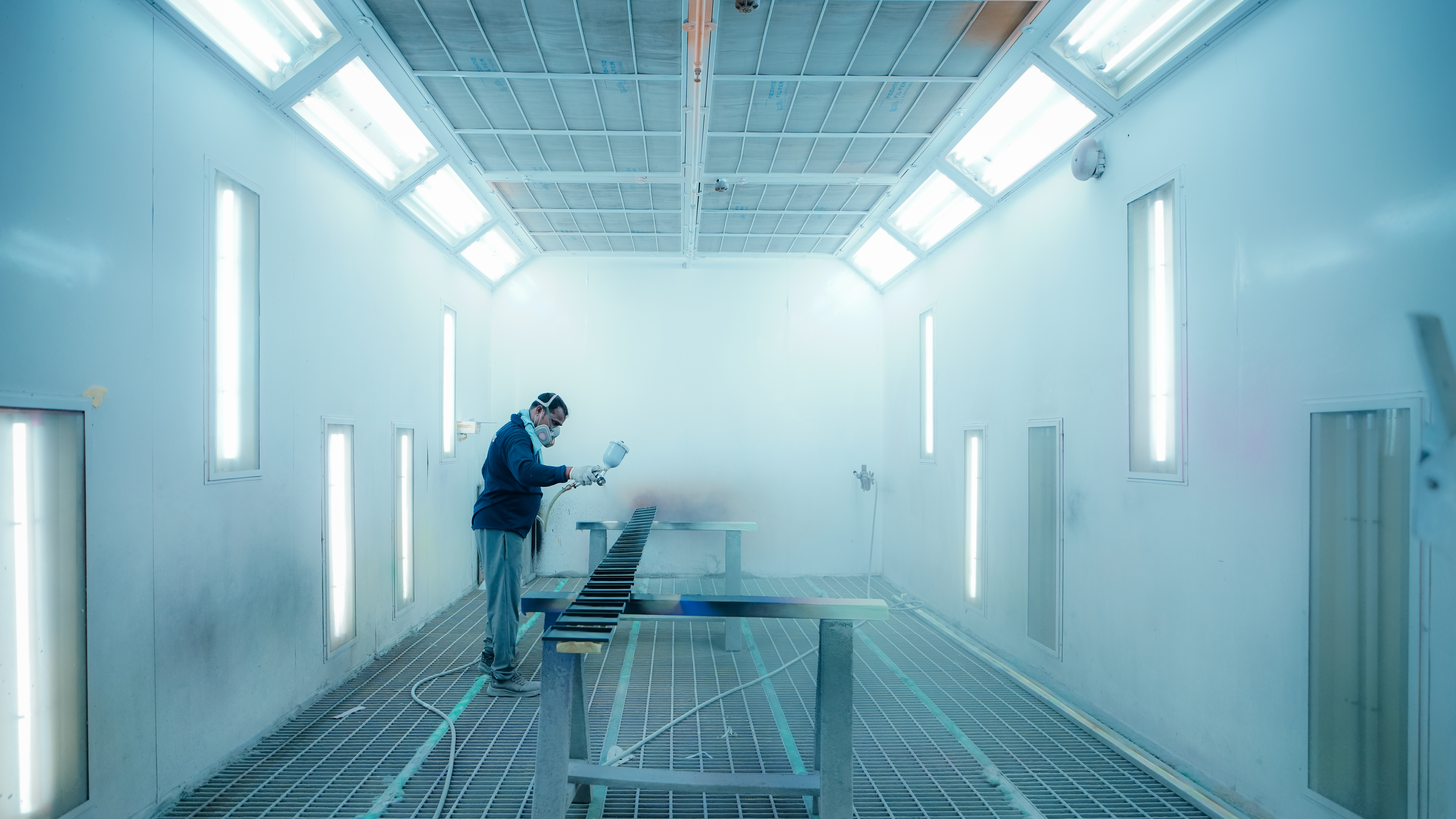 Spray Painting — SignWorks manufacturing capability